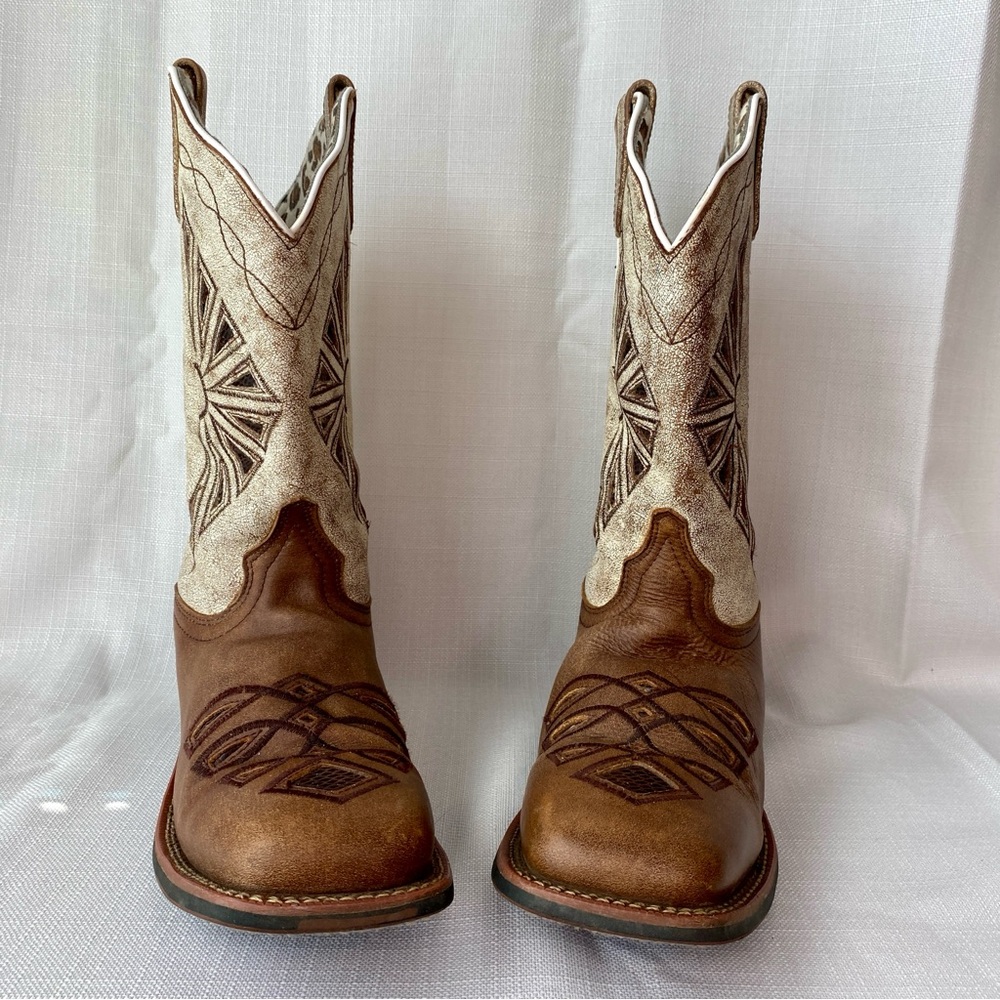 Laredo Kite Days Square Toe Western Cowboy Boots Mid Calf Women’s Size 11 - Picture 3 of 9